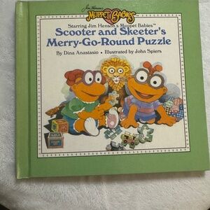 Jim Henson’s Muppet Babies: Scooter and Skeeter’s Merry-Go-Round Puzzle Vintage